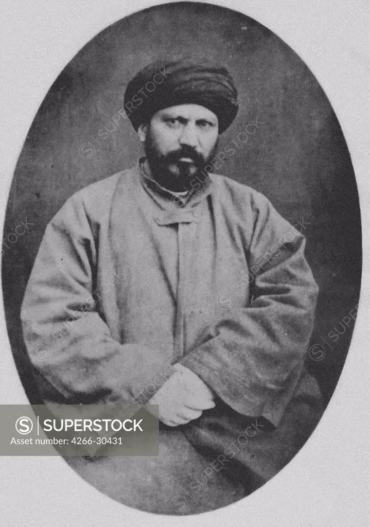 Jamal ad-Din al-Afghani / Anonymous   / Phototypie / 1883/ Private Collection / Portrait