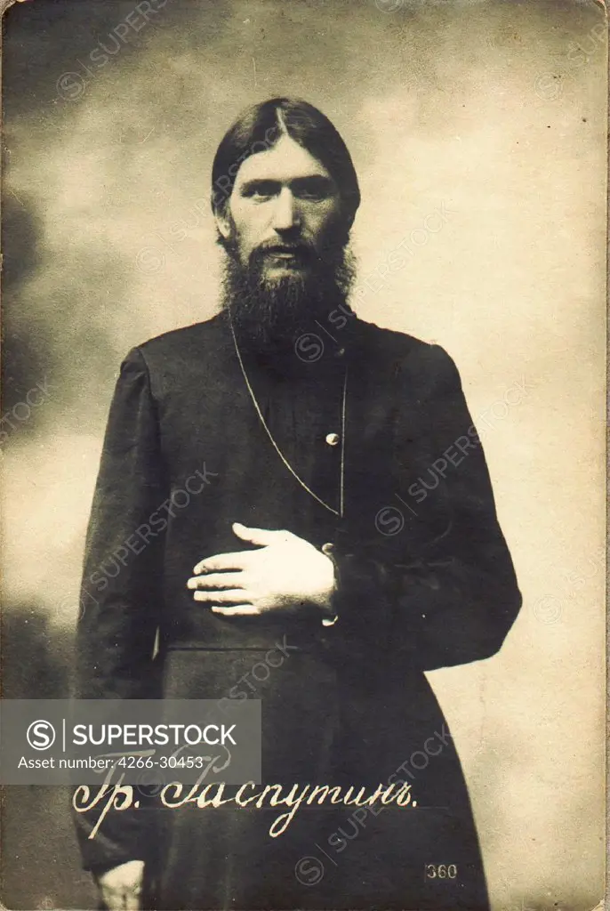 Grigori Yefimovich Rasputin (1869-1916) / Bulla, Karl Karlovich (1853-1929) / Silver Gelatin Photography / 1904 / Russia / Private Collection / Portrait