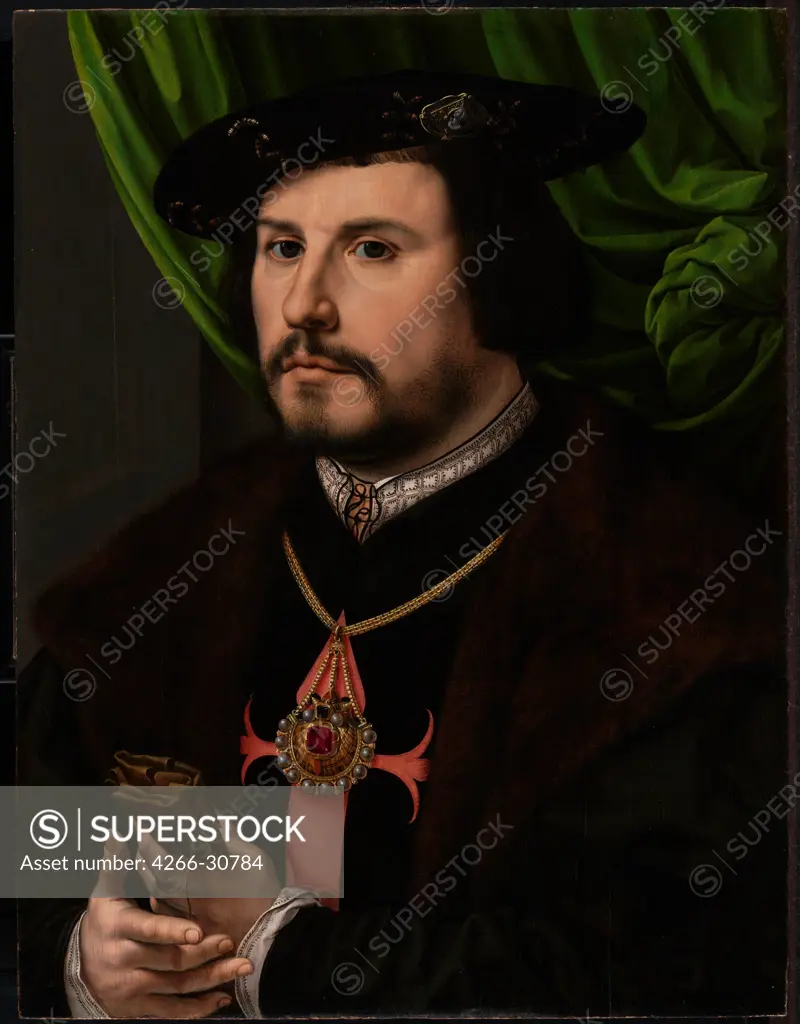 Portrait of Francisco de los Cobos y Molina by Gossaert, Jan (ca. 1478-1532) / J. Paul Getty Museum, Los Angeles / ca 1530 / The Netherlands / Oil on wood / Portrait / 43,8x33,7 / Early Netherlandish Art
