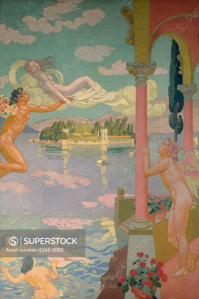 Zephyr Transporting Psyche to the Island of Delight, Maurice Denis