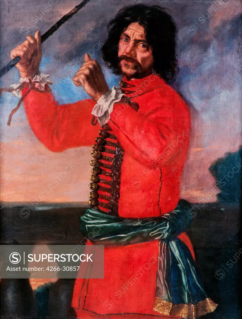 Hindrik Hasenberger, the court jester by Ehrenstrahl, David Klocker (1629-1698) / Skokloster Castle / 1651 / Sweden / Oil on canvas / Portrait / 110x85 / Baroque
