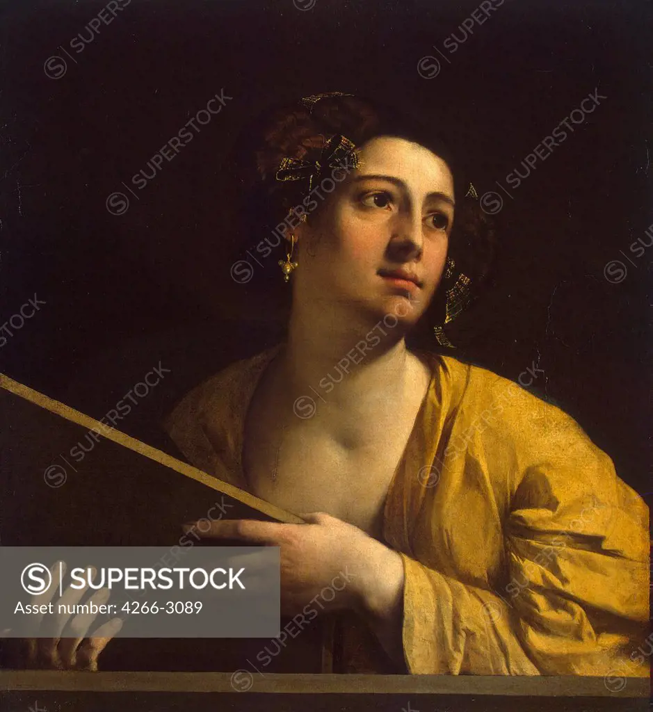 Portrait of Cumaean Sibyl by Dosso Dossi, oil on canvas, circa 1524, circa 1486-1542, Russia, St. Petersburg, State Hermitage, 69x64