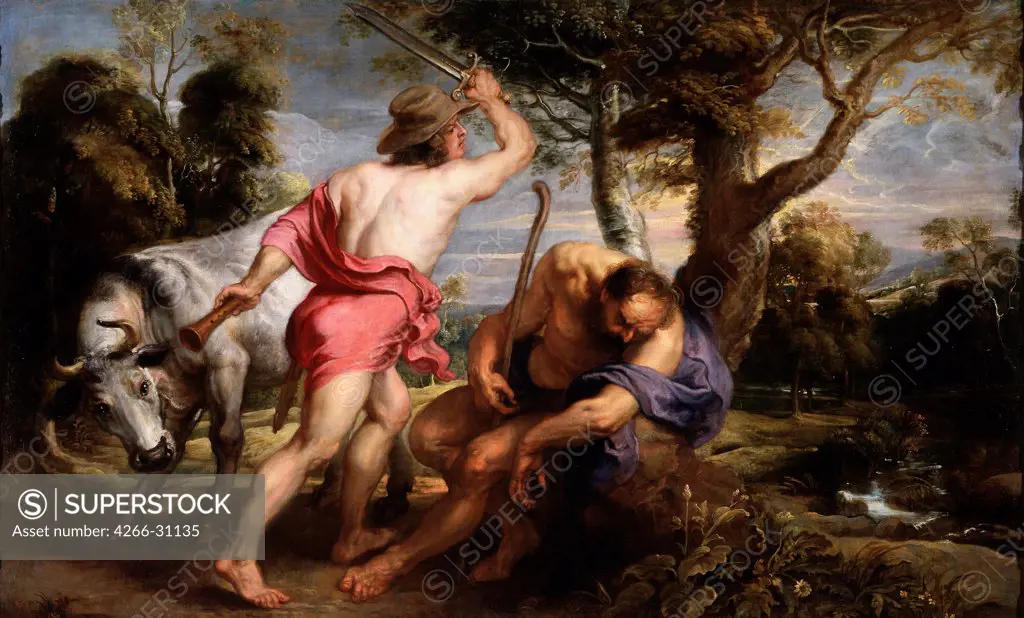 Mercury and Argus by Rubens, Pieter Paul (1577-1640) / Museo del Prado, Madrid / 1636-1638 / Flanders / Oil on canvas / Mythology, Allegory and Literature / 180x298 / Baroque