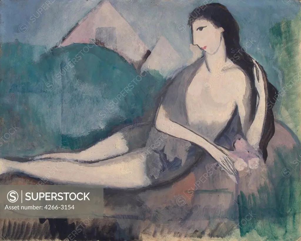 Laurencin, Marie (1885-1956) State Hermitage, St. Petersburg 1911 32,7x41 Oil on canvas Modern France Mythology, Allegory and Literature 