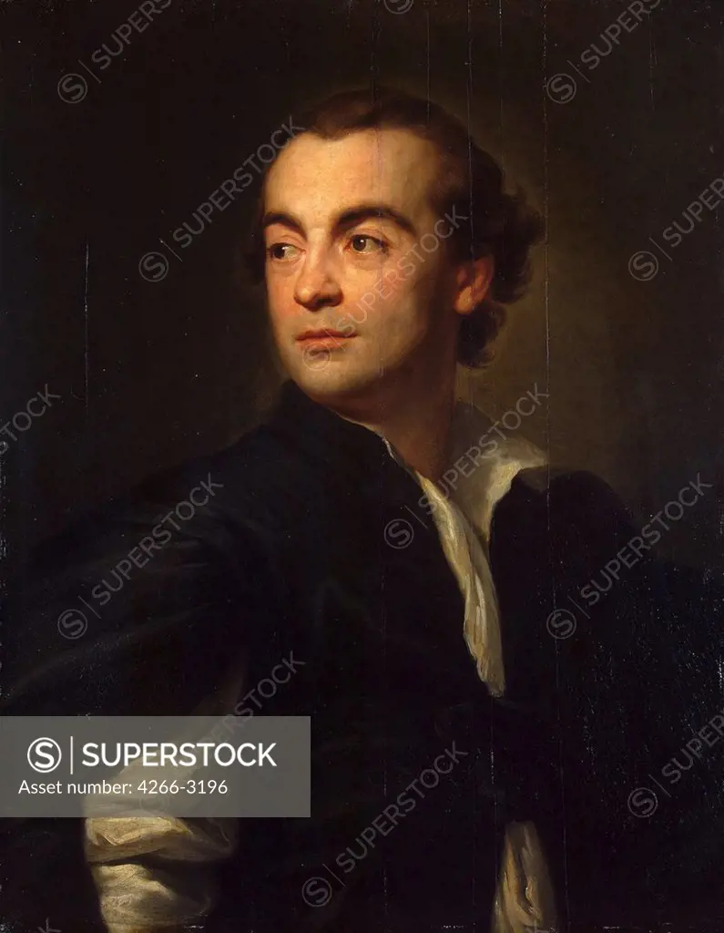 Portrait of Winckelmann by Anton Raphael Mengs, Oil on canvas, 1774-1776, 1728-1779, Russia, St. Petersburg, State Hermitage, 67x53