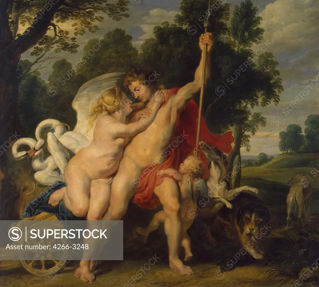 Scene from greek mythology by Pieter Paul Rubens, oil on canvas, circa 1614, 1577-1640, Russia, St. Petersburg, State Hermitage, 83x90, 5