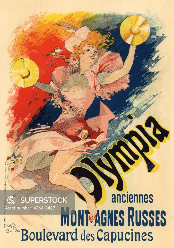 French advertising poster by Jules Cheret, colour lithograph, 1892, 1836-1932, Private Collection