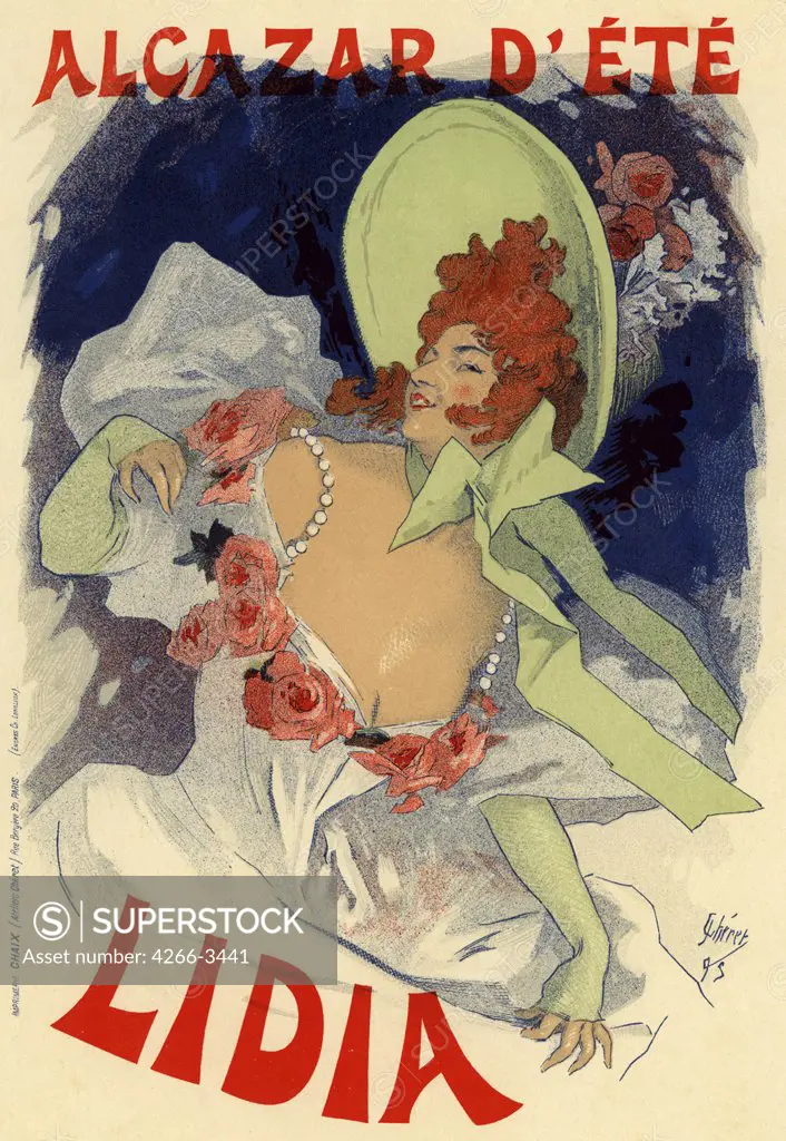 French advertising poster by Jules Cheret, colour lithograph, 1896, 1836-1932, Private Collection
