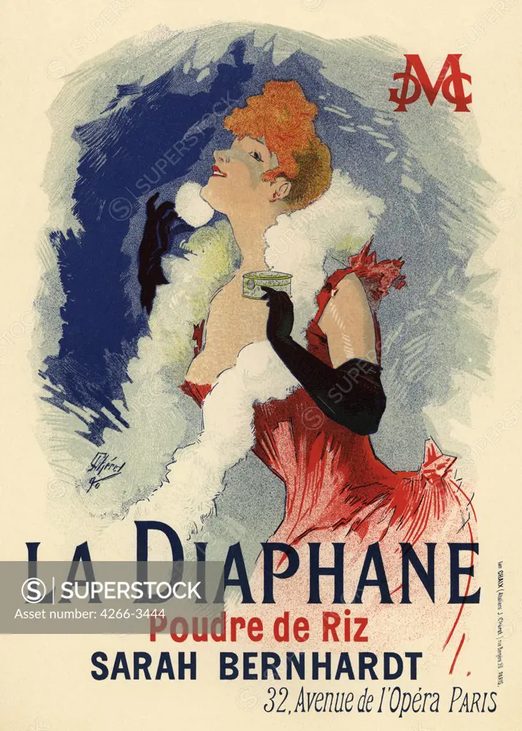 french advertising poster by Jules Cheret, colour lithograph, 1896-1898, 1836-1932, Private Collection