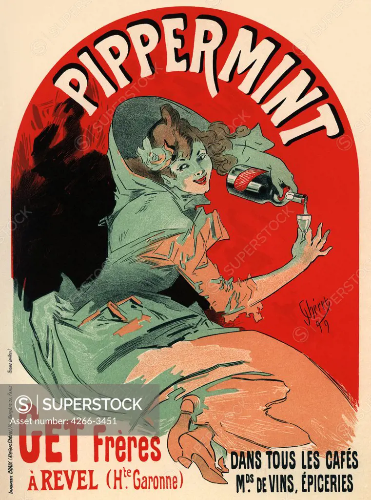 French advertising poster by Jules Cheret, colour lithograph, 1899, 1836-1932, Private Collection
