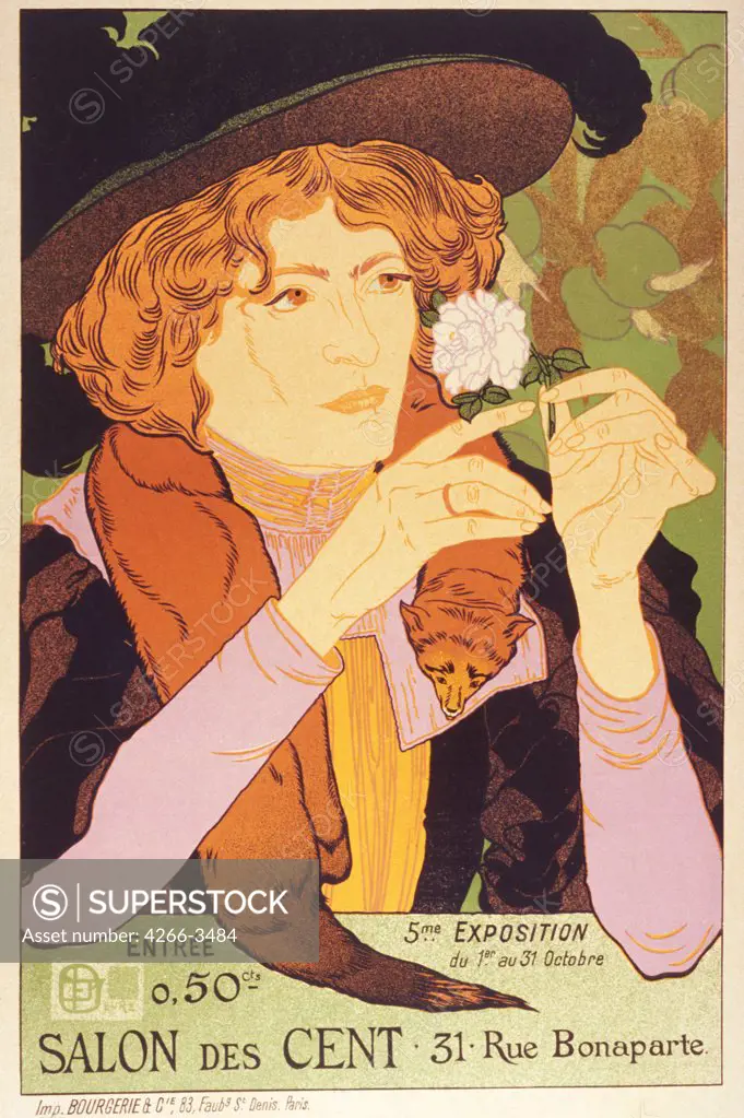 Anonymous Private Collection Colour lithograph Art Nouveau France Poster and Graphic design Poster