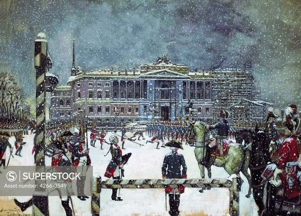 Benois, Alexander Nikolayevich (1870-1960) State Russian Museum, St. Petersburg 1907 59,6x82 Gouache on cardboard Russian End of 19th - Early 20th cen. Russia History 