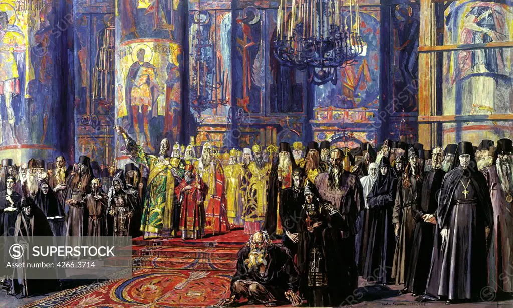 Korin, Pavel Dmitryevich (1892-1967) State Tretyakov Gallery, Moscow 1935-1959 64x107 Oil on canvas Modern Russia History 
