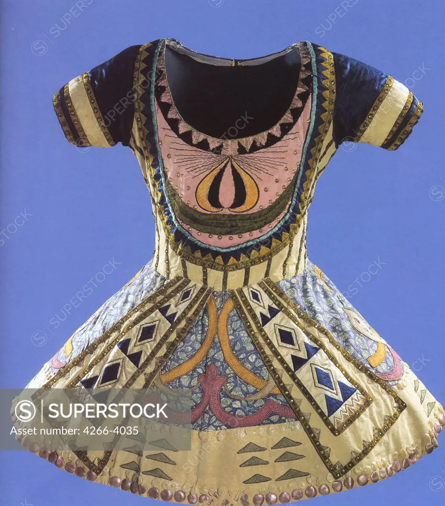 Stage costume by Leon Bakst, 1912, 1866-1924, Russia, Moscow, State Central A. Bakhrushin Theatre Museum
