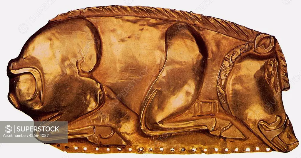 Boar, Scythian Art, Gold, Ukraine, Kiev, National museum of History of Ukraine,