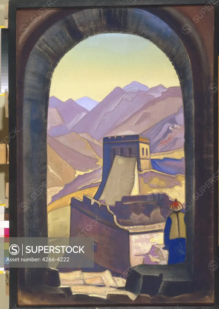 Roerich, Nicholas (1874-1947) State Oriental Art Museum, Moscow 1936 91x60.5 Tempera on canvas Symbolism Russia 