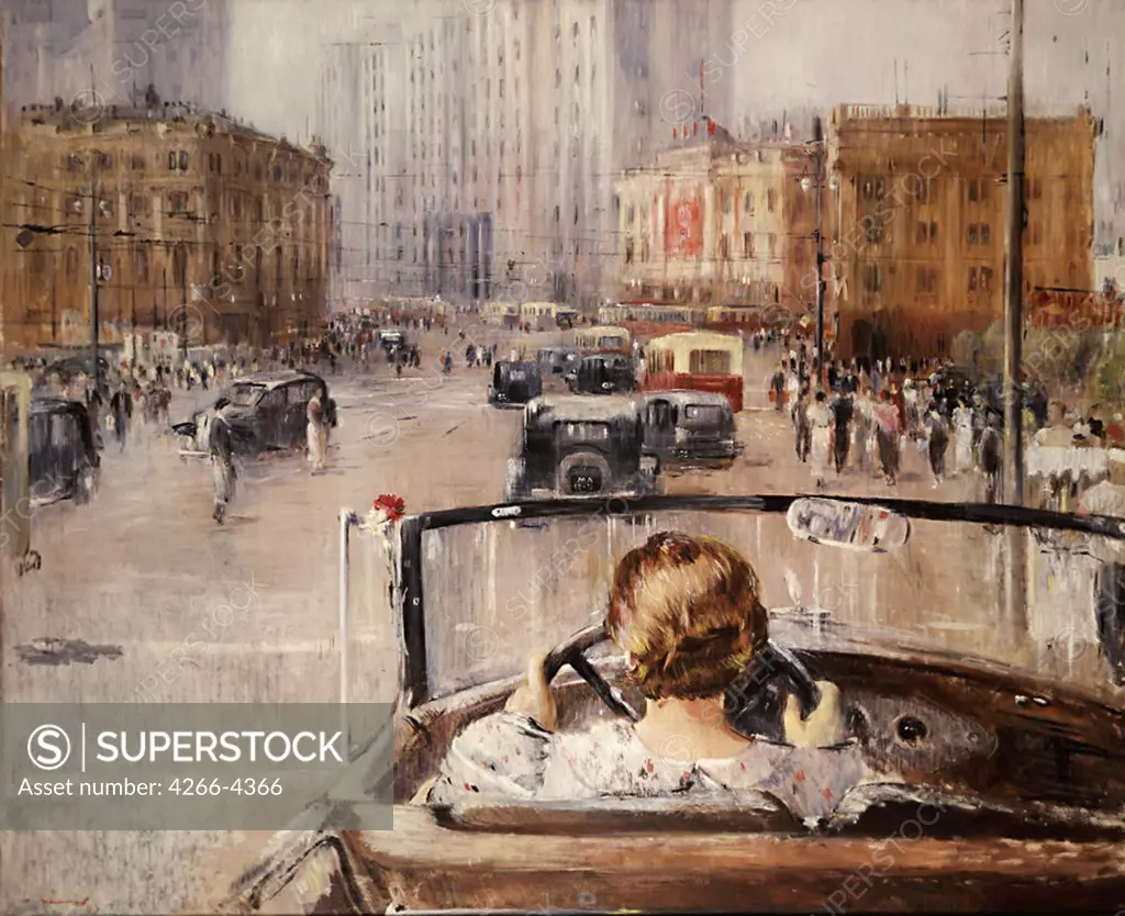 Pimenov, Yuri Ivanovich (1903-1977) State Tretyakov Gallery, Moscow 1937 140x170 Oil on canvas Soviet Art Russia 