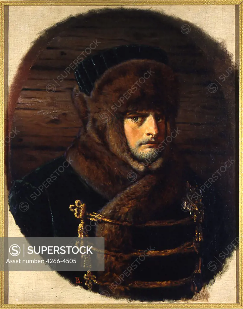 Man in warm clothing by Vasili Vasilyevich Vereshchagin, Oil on canvas, 1899-1900, 1842-1904, Russia, Moscow, State History Museum,