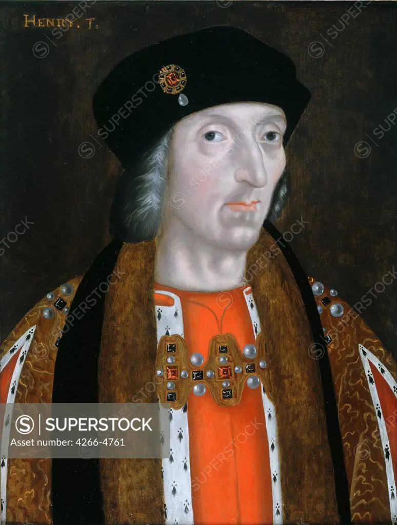 Henry Tudor by English master, Oil on wood, Private Collection