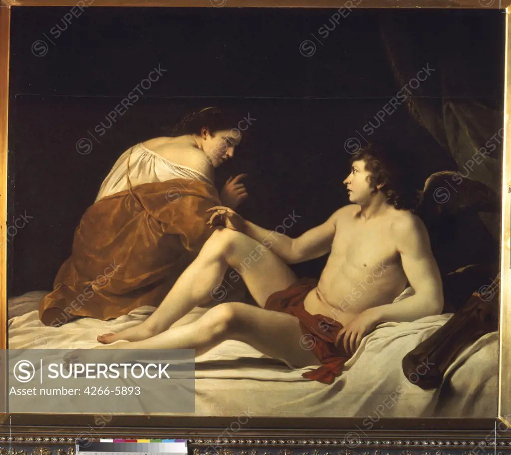 Tale of Cupid and Psyche by Orazio Gentileschi, Oil on canvas, 1610s, Baroque, 1563-1638, Russia, St. Petersburg, State Hermitage, 137x160