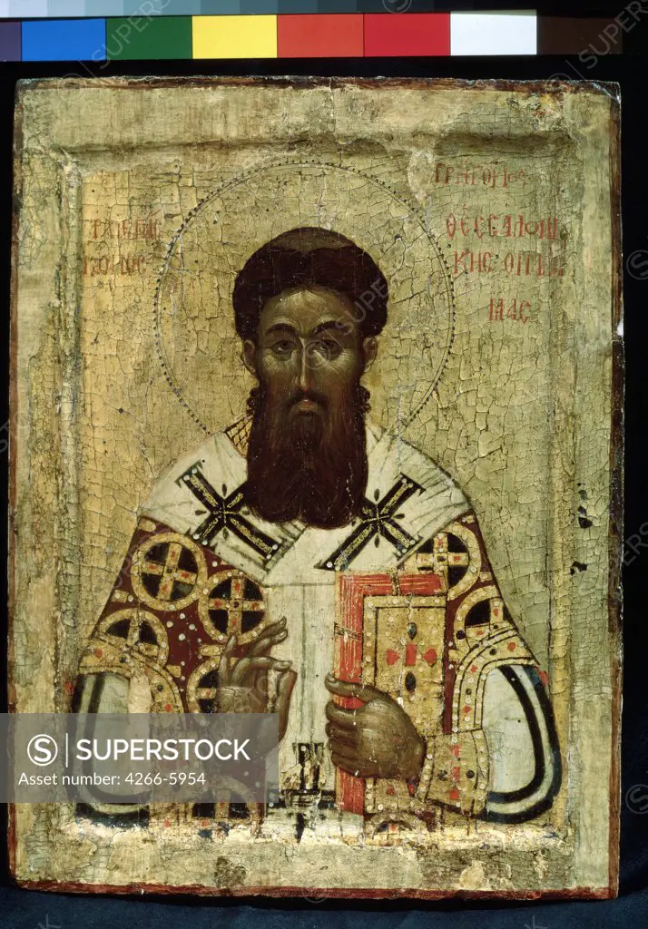 Byzantine icon, Egg tempera on wood,15th century, Russia, Moscow, State A. Pushkin Museum of Fine Arts, 37x28