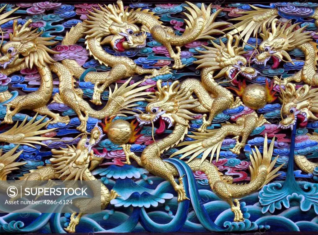 Sea-Dragons by unknown artist, Private Collection