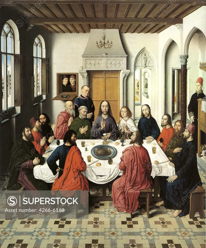 Apostles by Dirk Bouts, oil on wood, 1464-1468, 1410/20-1475, Belgium, Leuven, St. Peter's Church, 183x152,7
