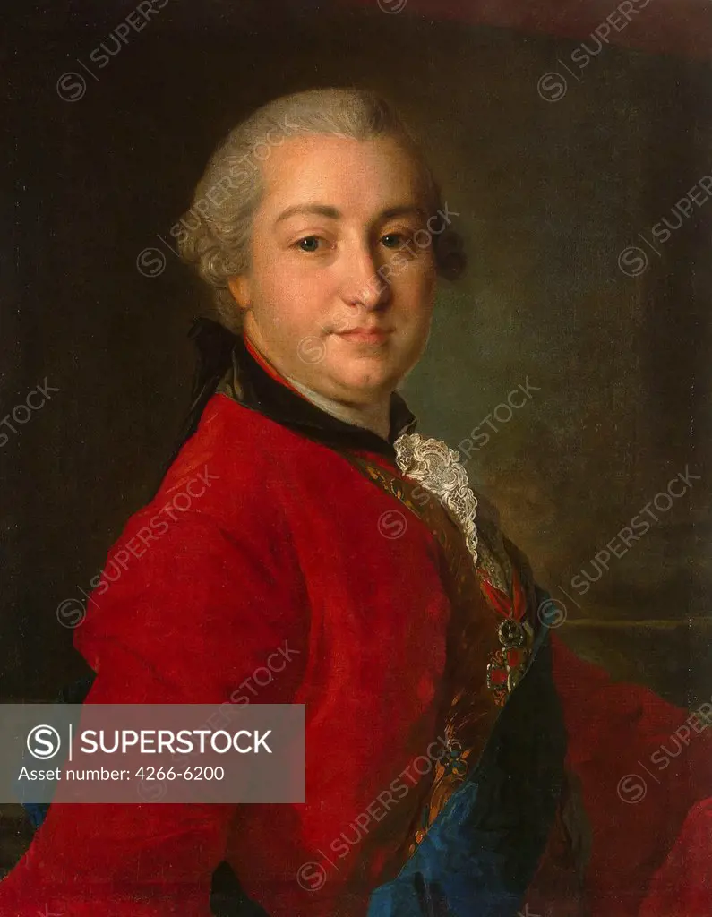 Portrait of Ivan Shuvalov by Fyodor Stepanovich Rokotov, Oil on canvas, 1760, 1735-1808, Russia, St. Petersburg, State Hermitage,