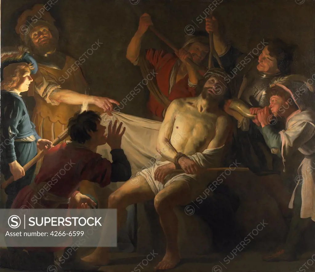 Passion of Jesus Christ by Gerrit van Honthorst, oil on canvas, 1622, 1590-1656, Holland, Amsterdam, Rijksmuseum, 192x221,5