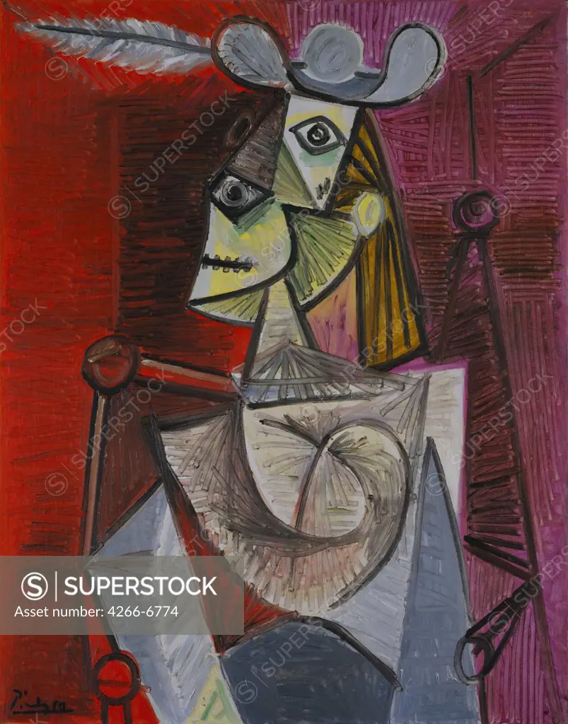 Picasso, Pablo (1881-1973) © Museum of Modern Art, New York 1941 92,4x73,6 Oil on canvas Cubism Spain 