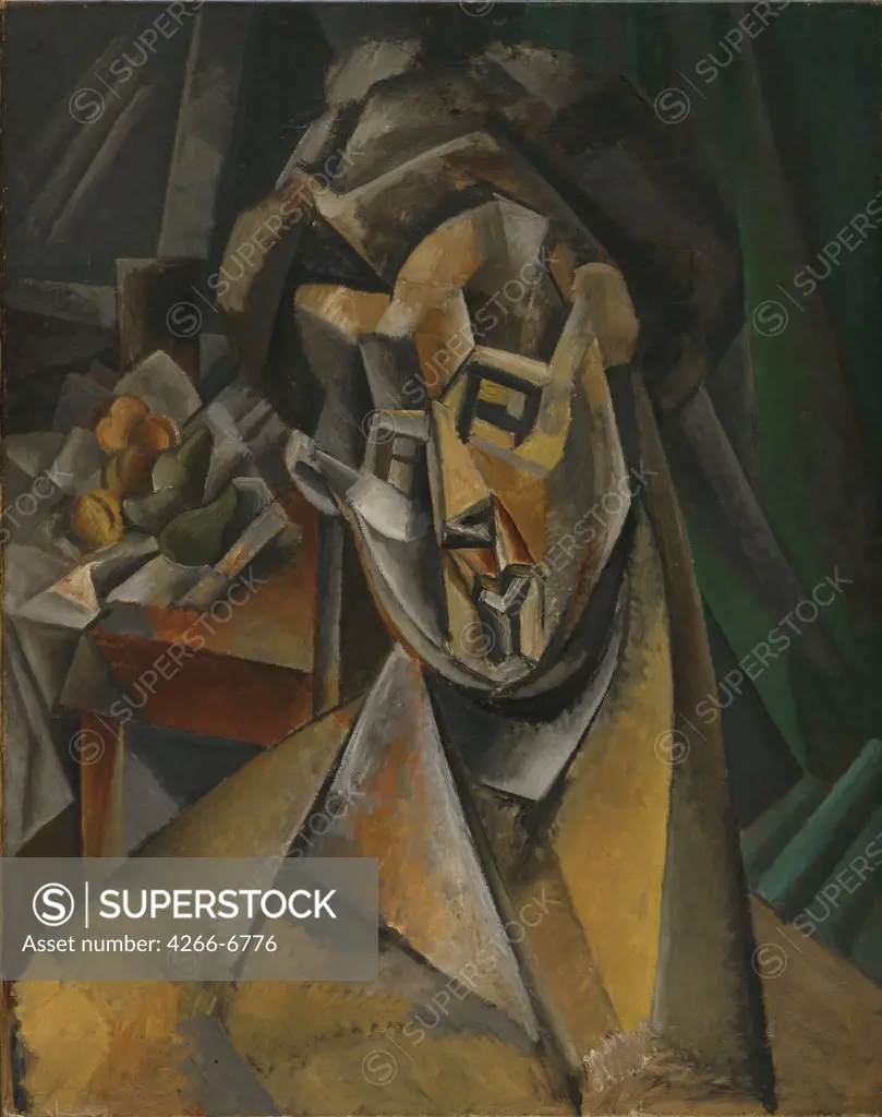 Picasso, Pablo (1881-1973) © Museum of Modern Art, New York 1909 92x73 Oil on canvas Cubism Spain 