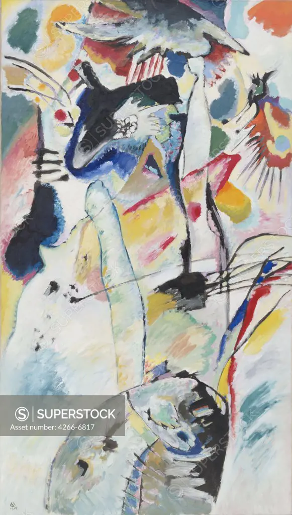 Kandinsky, Wassily Vasilyevich (1866-1944) © Museum of Modern Art, New York 1914 162,5x92,1 Oil on canvas Abstract Art Russia Abstract Art 