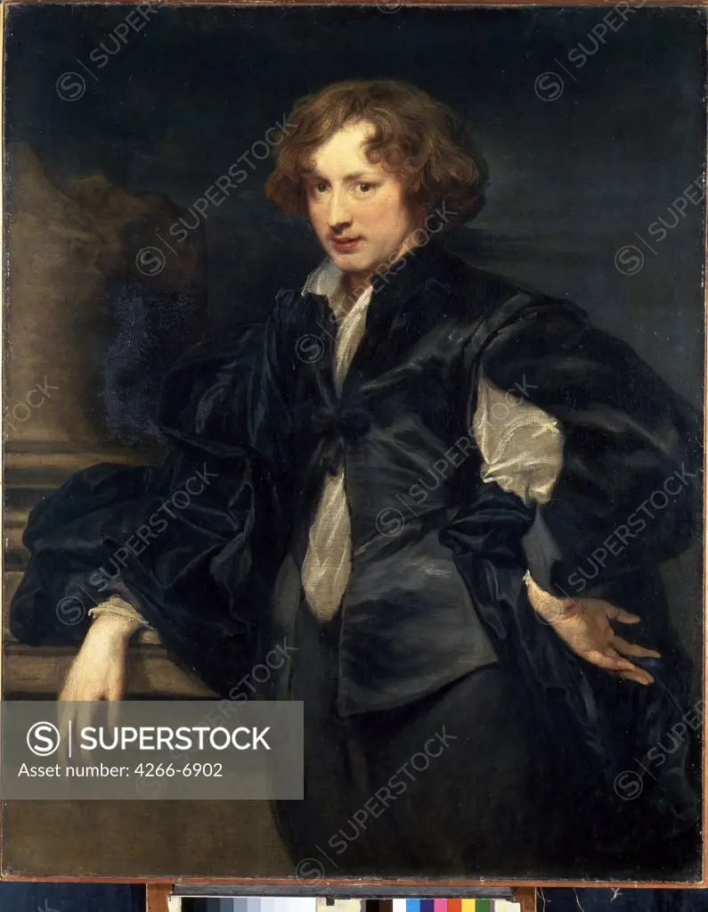Self-portrait by Sir Anthonis van Dyck, Oil on canvas, 1622-1625, 1599-1641, Russia, St. Petersburg, State Hermitage, 116,5x93,5