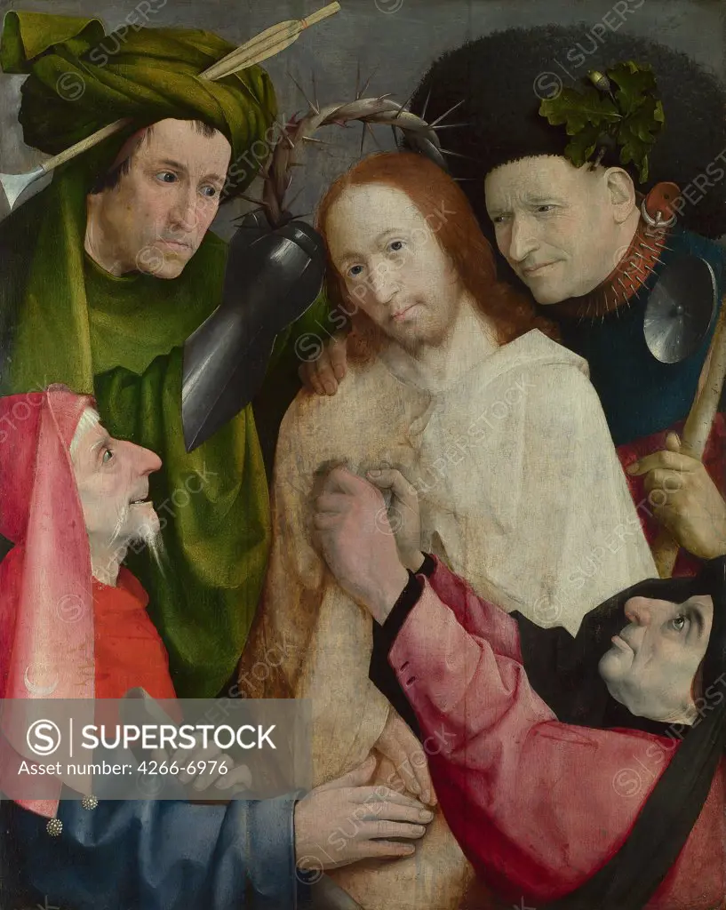 Suffering and Agony of Jesus by Hieronymus Bosch, Oil on wood, circa 1500, 1450-1516, Great Britain, London, National Gallery, 73,8x59