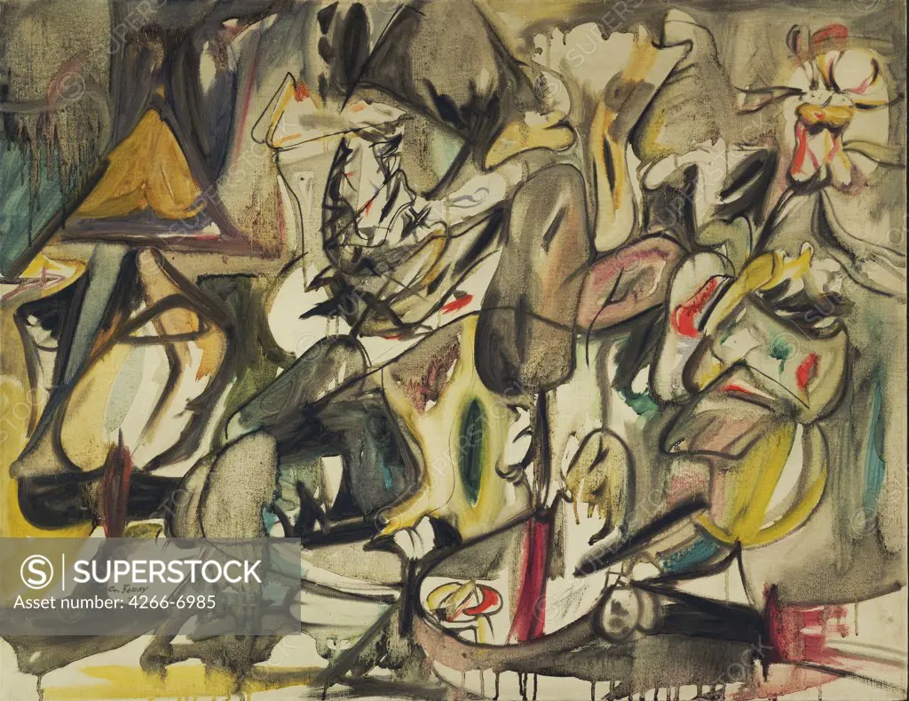 Gorky, Arshile (1904-1948) © Museum of Modern Art, New York 1944 71x91,2 Oil on canvas Surrealism The United States Abstract Art 