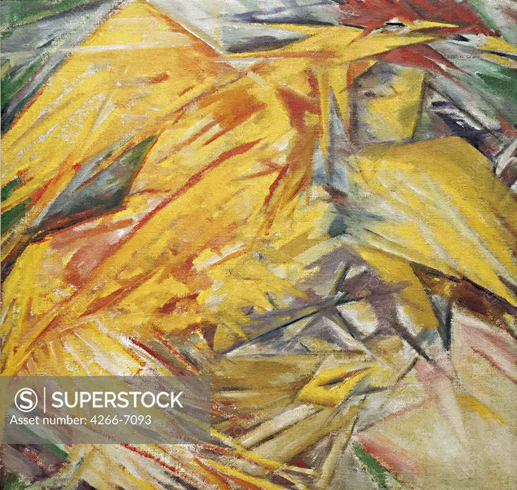 Larionov, Mikhail Fyodorovich (1881-1964) State Tretyakov Gallery, Moscow 1912 67,8x65,3 Oil on canvas Russian avant-garde Russia Animals and Birds 