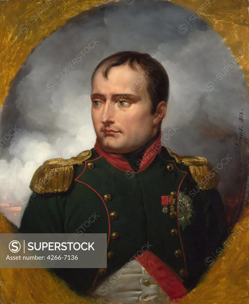 Portrait of Napoleon Bonaparte by Horace Vernet, Oil on canvas, 1815, 1789-1863, Great Britain, London, National Gallery, 72,4x59,7