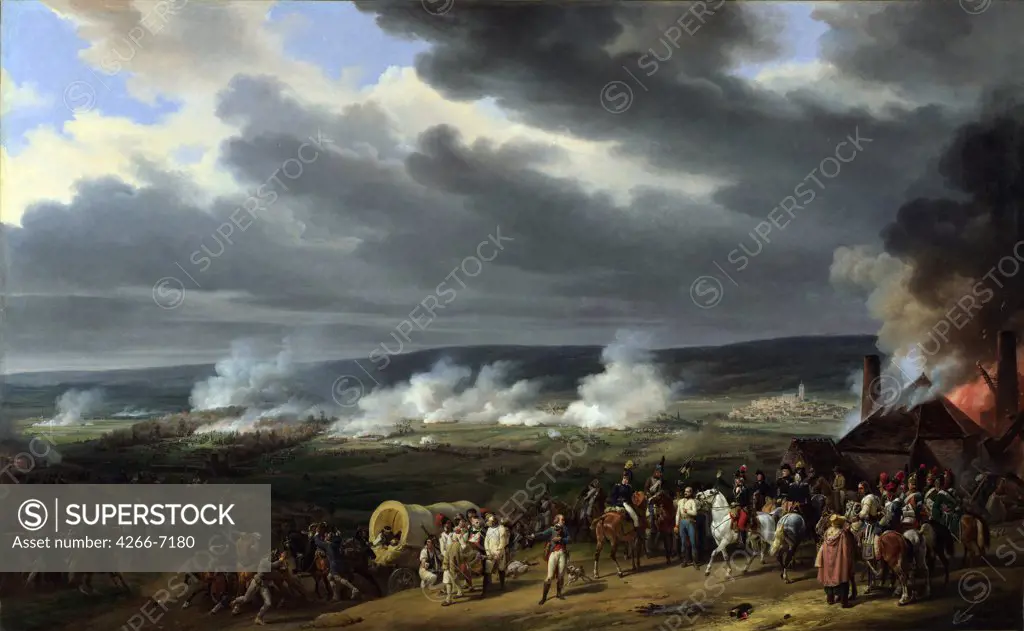 Battle of Jemappes by Horace Vernet, Oil on canvas, 1821, 1789-1863, Great Britain, London, National Gallery, 177x288,3