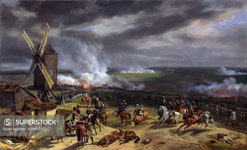 Battle of Valmy by Horace Vernet, Oil on canvas, 1826, 1789-1863, Great Britain, London, National Gallery, 174,6x287
