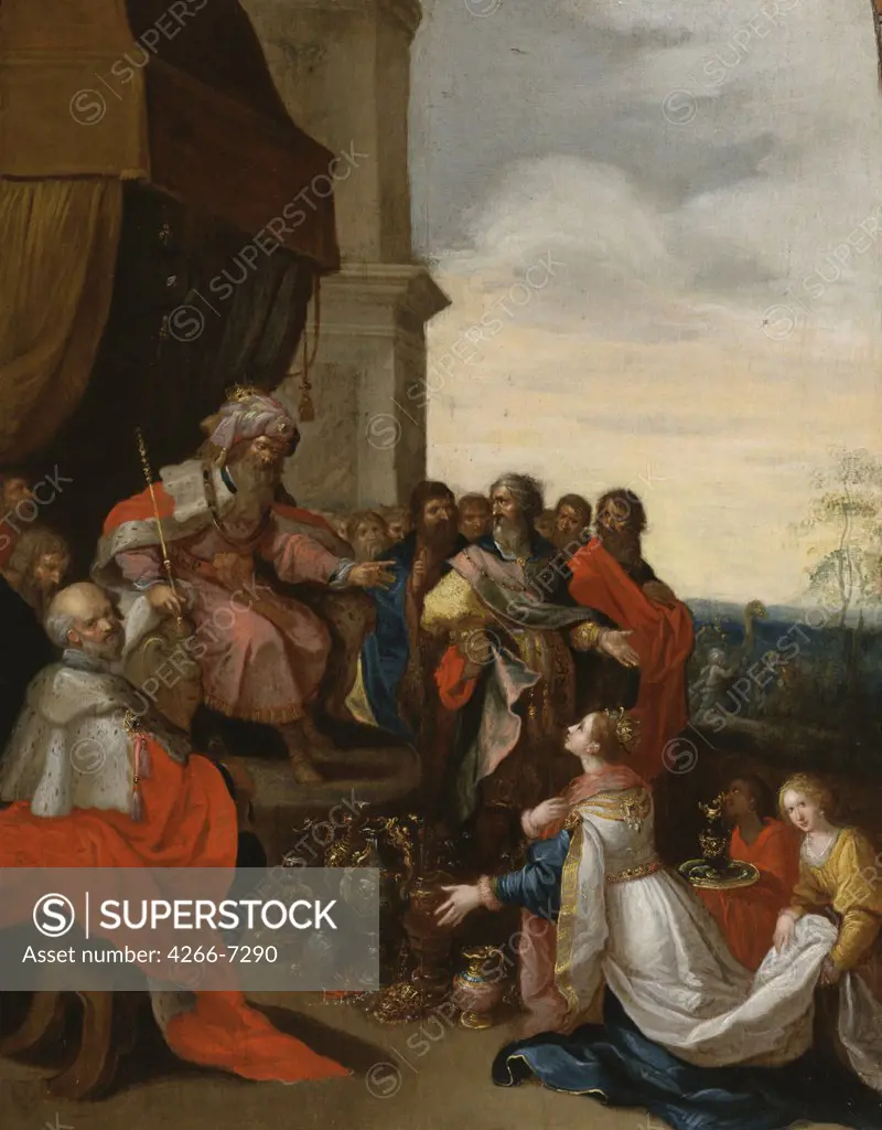 King of Israel and Judah by Frans Francken the Younger, Oil on wood, 1620s, 1581-1642, Usa, Baltimore, Walters Art Museum, 53x41,6