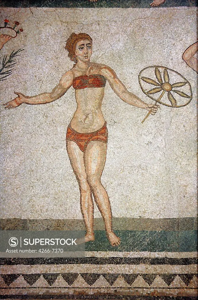 Mosaic, 3rd century AD, Villa Romana del Casale