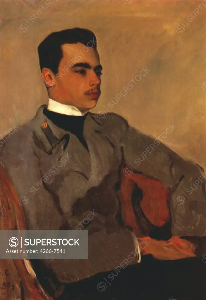 Portrait of Nikolay Yusupov by Valentin Alexandrovich Serov, oil on canvas, 1903, 1865-1911, Russia, St Petersburg, State Russian Museum