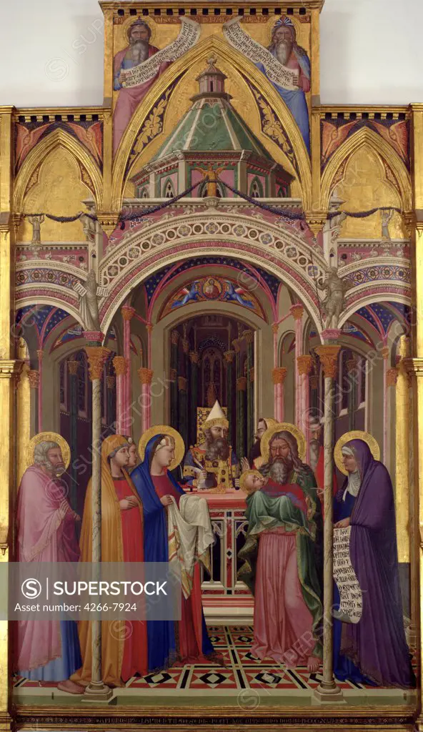 Meeting of Lord by Ambrogio Lorenzetti, Tempera on panel, 1342, circa 1290- circa 1348, Italy, Florence, Galleria degli Uffizi, 168x257