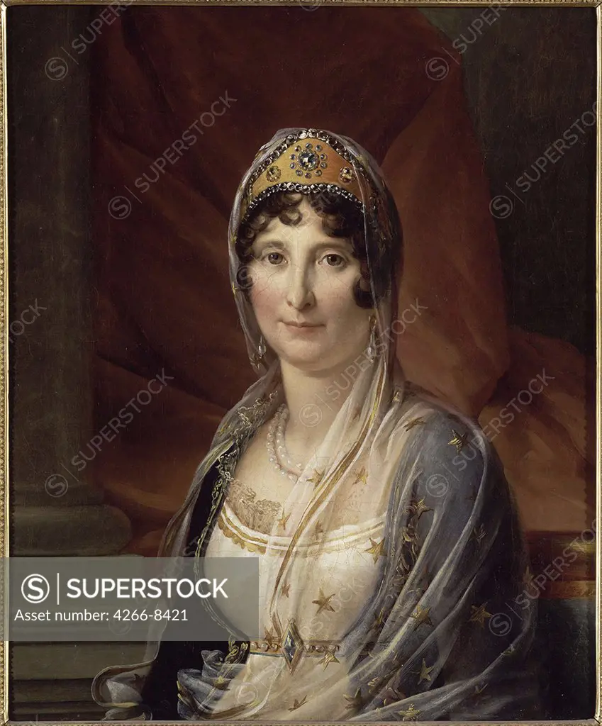 Portrait of Letizia Ramolino Bonaparte by Francois Pascal Simon Gerard, Oil on canvas, circa 1804, 1770-1837, Ajaccio, Musee Fesch