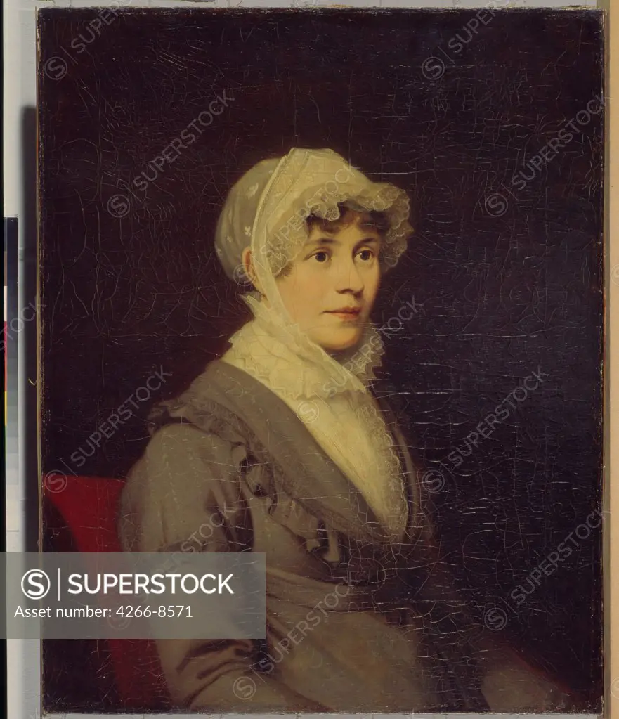 Portrait of Yevdokia Petrovna Rostopchina by Orest Adamovich Kiprensky, Oil on canvas, 1809, 1782-1836, Russia, Moscow, State Tretyakov Gallery, 77x61