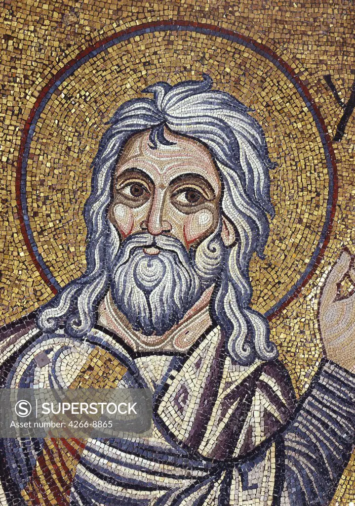 Mosaic with Prophet Isaiah by anonymous artist, mosaic, Italy, Venice, Saint Mark's Basilica