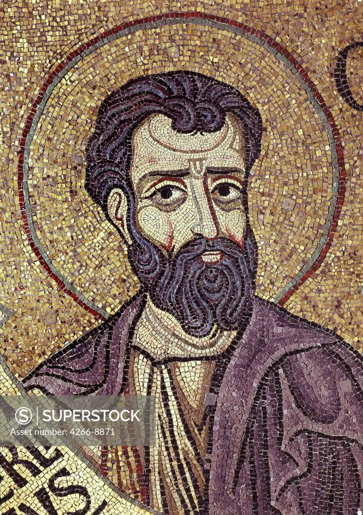 Mosaic with Prophet Hosea by anonymous artist, mosaic, Italy, Venice, Saint Mark's Basilica