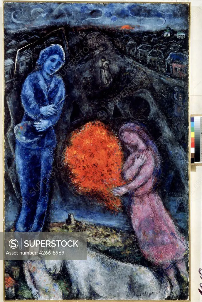 Chagall, Marc (1887-1985) Private Collection 1977 130x81 Oil on canvas Modern Russia 