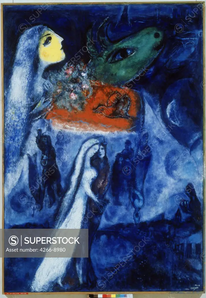 Chagall, Marc (1887-1985) Private Collection 1953-1956 148x102 Oil on canvas Modern Russia 