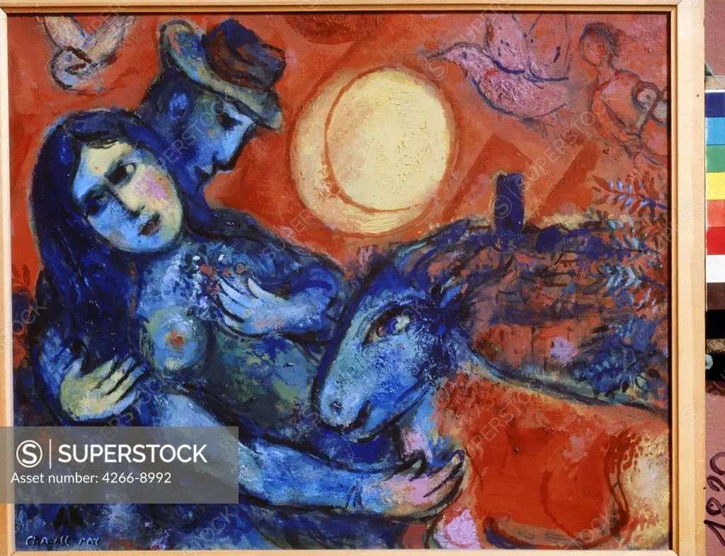 Chagall, Marc (1887-1985) Private Collection 1958 44x54,5 Oil on playwood Modern Russia 